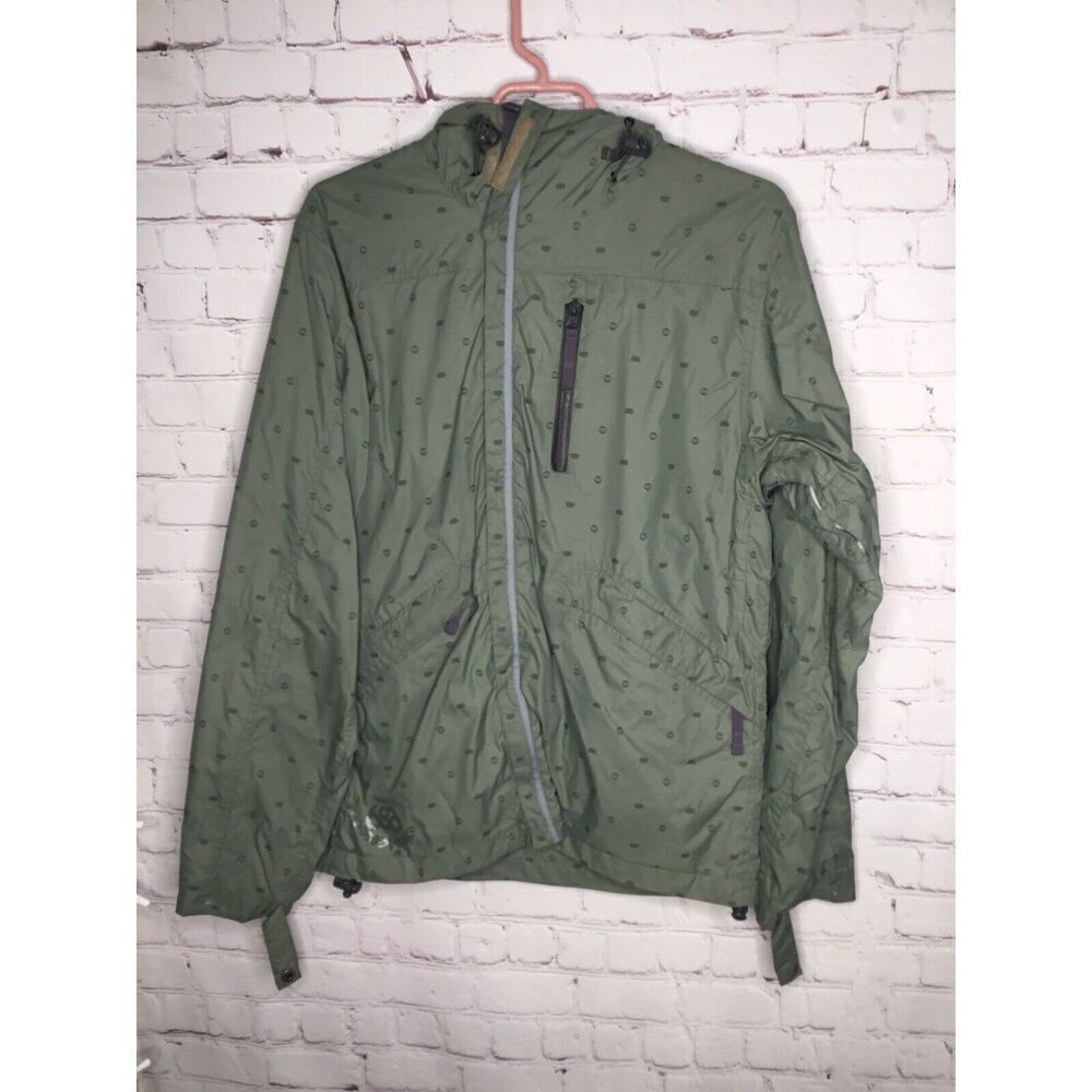 686 Womens Size Small  Full Zip  ‎ Jacket Windbreaker Raincoat Olive Green